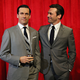 Illustration for article titled Jon Hamm Hamms It Up With Waxen Don Draper